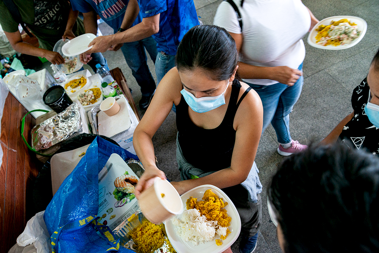 Venezolanos varados